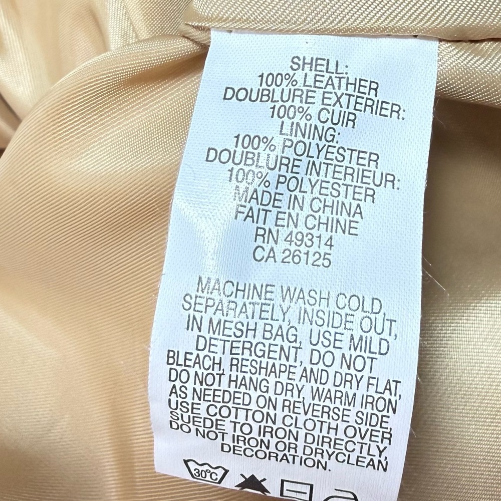 Gear For Sports Tan Suede Leather Jacket with Whipstitch Detail - Picture 12 of 12